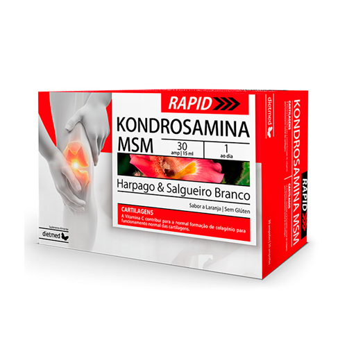 Kondrosamina MSM Rapid - 30 Ampolas Dietmed