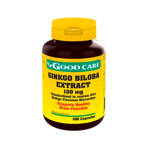 Ginkgo Biloba 120mg - 100 Cápsulas Good Care