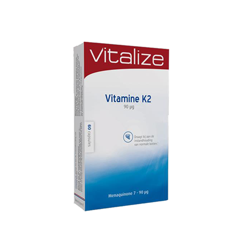 Vitalize Vitamina K2 90ug - 60 Cápsulas Farmoplex