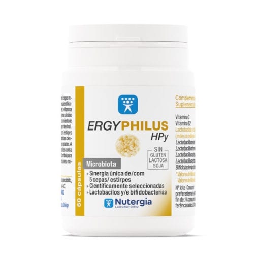 Ergyphilus HPy - 60 capsulas Nutergia