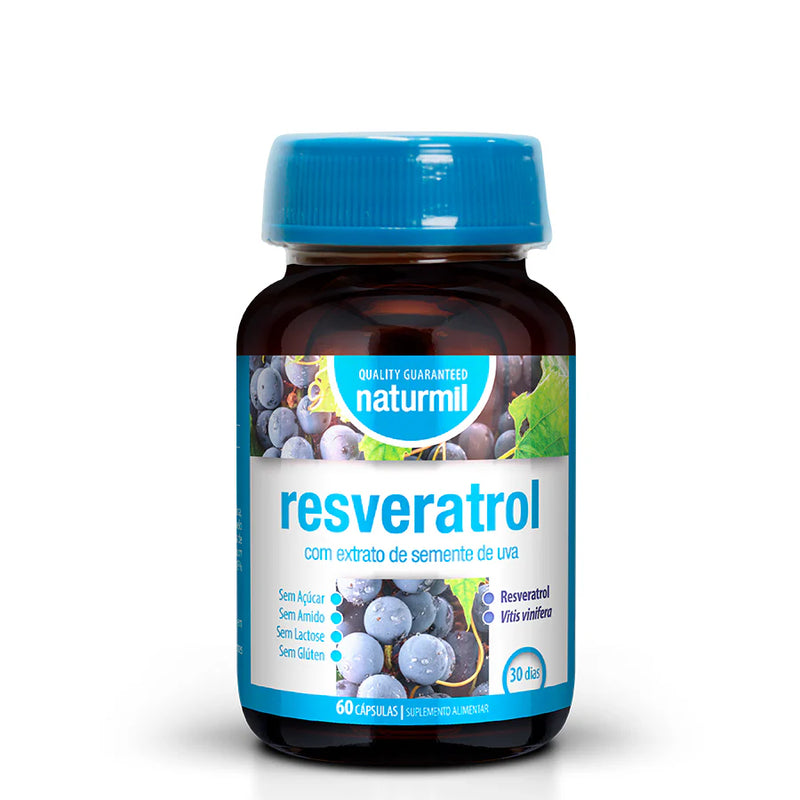 Resveratrol 400mg - 60 Cápsulas Naturmil
