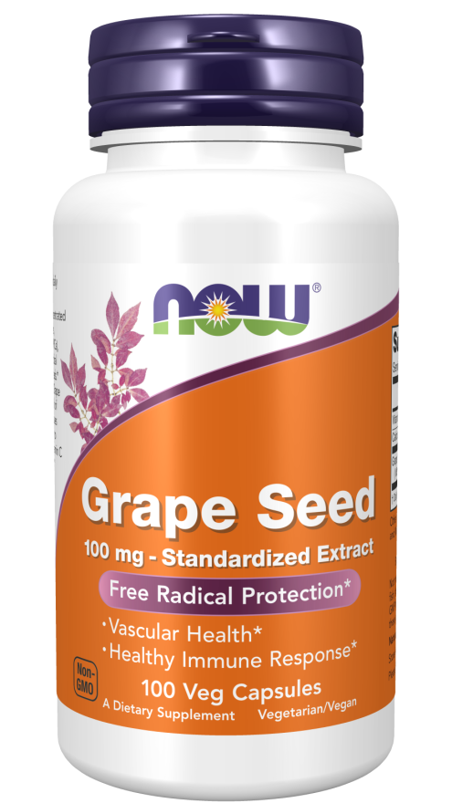 GRAPE SEED 100 CAPSULAS VEGETAIS (100MG)