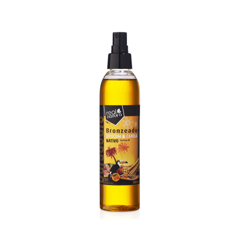 Bronzeador Urucum e Canela - 200ml Real Natura