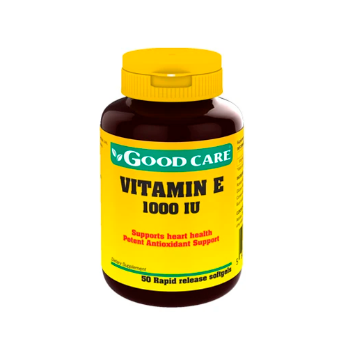 Vitamin E 1000IU - 50 Cápsulas Good Care
