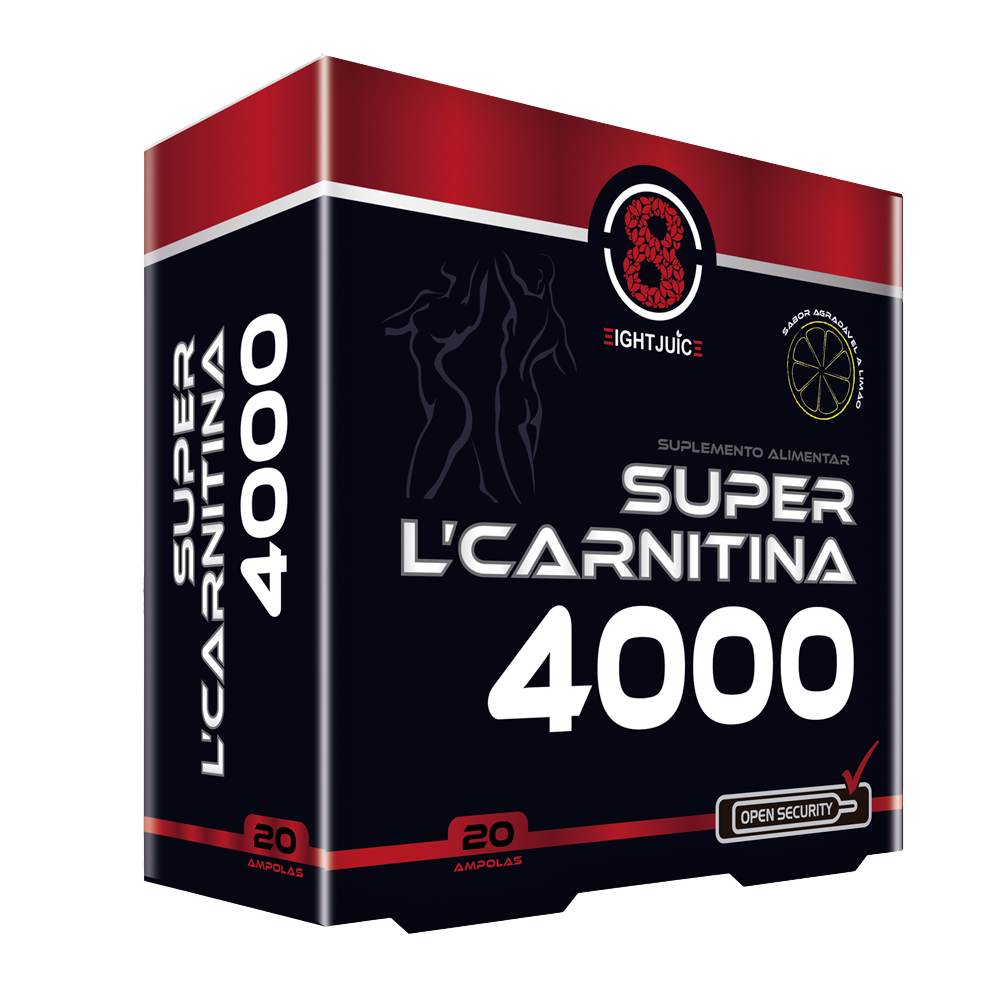 Super L Carnitina 4000mg 20 Ampolas