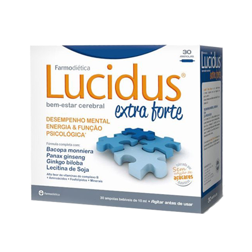 Lucidus Extra Forte - 30 Ampolas Farmodiética