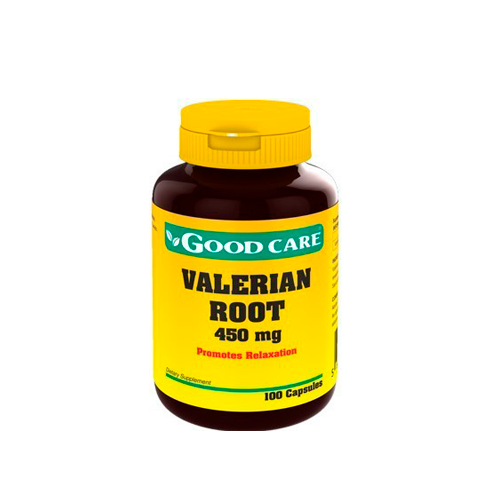 Valerian Root 450mg - 100 Cápsulas Good Care