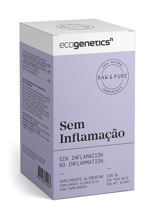 Ecogenetics N Sem Inflamação - 120 Cápsulas Nutrigenomic