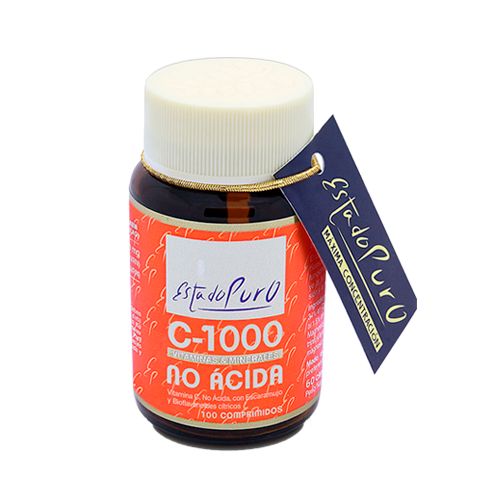 Vitamina C-1000 Não Ácida - 100 Comprimidos Estado Puro