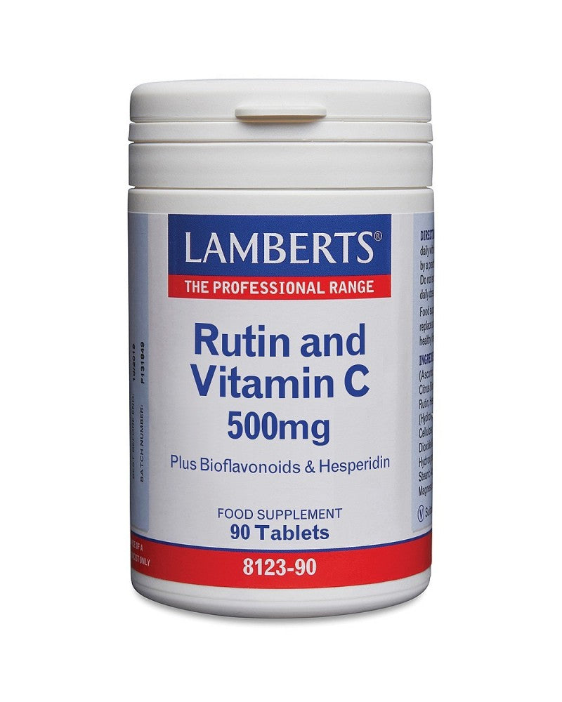 Rutin and Vitamin C 500mg 90 tablets