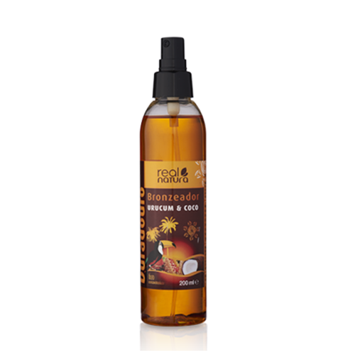 Bronzeador Urucum e Côco - 200ml Real Natura