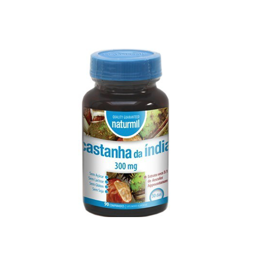 Castanha da Índia 300mg - 90 Comprimidos Naturmil