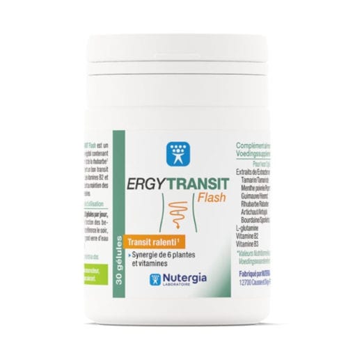 Ergytransit flash - 30 capsulas Nutergia