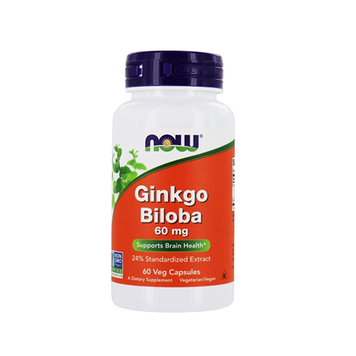 Ginkgo Biloba 60mg - 60 Cápsulas Vegetais Now