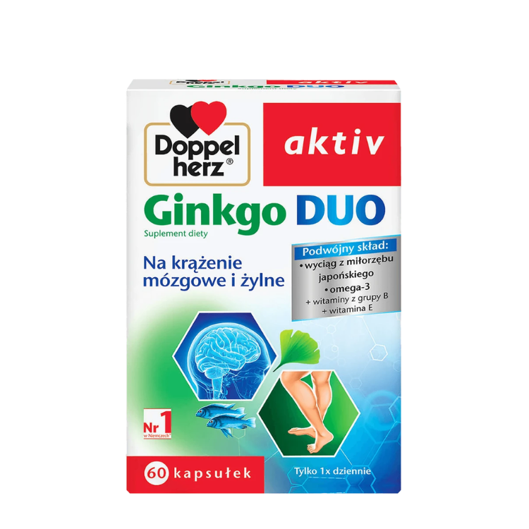 Aktiv Ginkgo Duo - 60 cápsulas