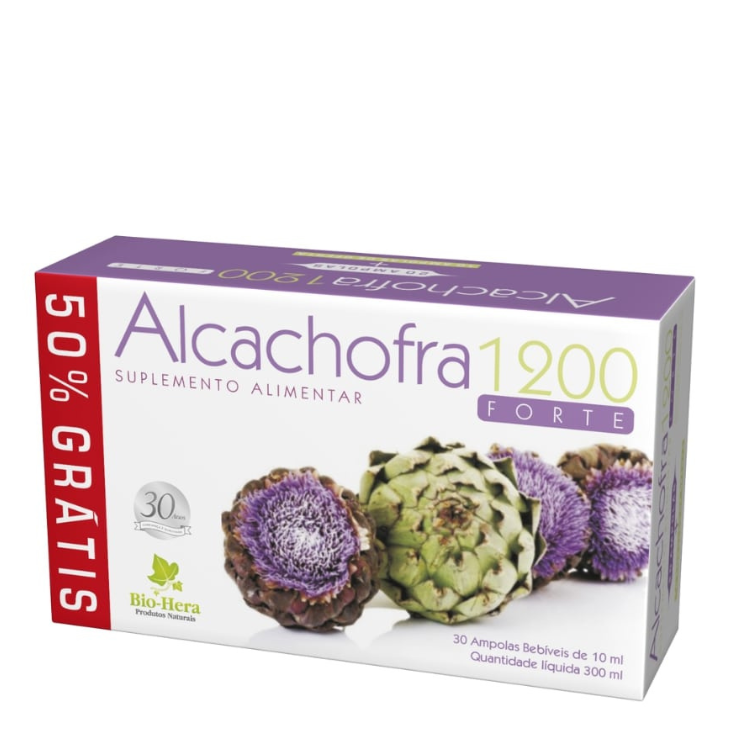 Alcachofra 1200 Forte - 30 Ampolas Bio-Hera