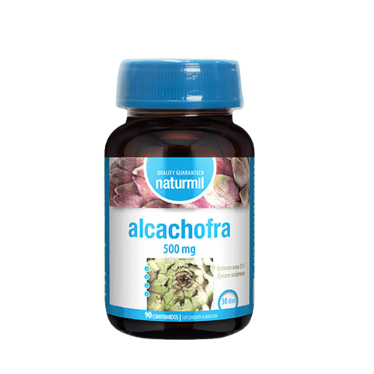 Alcachofra 500mg 90 Comprimidos Naturmil