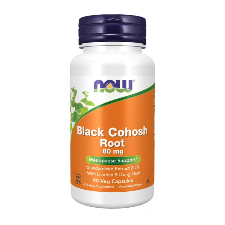 BLACK COHOSH 80 mg - 90vcps NOW