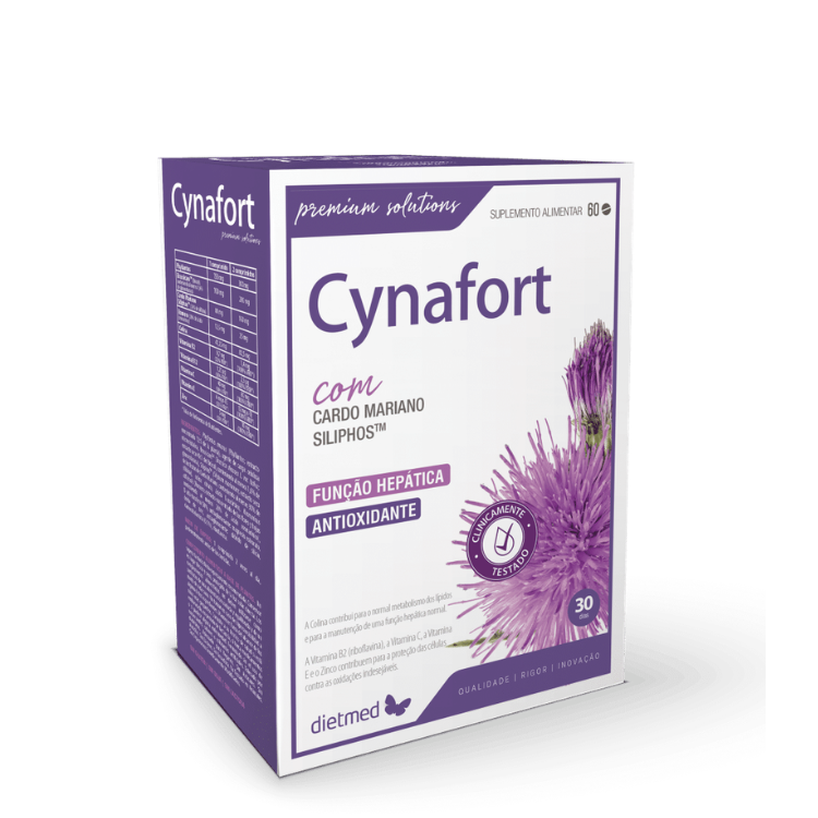 CYNAFORT COM CARDO MARIANO SILIPHOS 60 COMPRIMIDOS