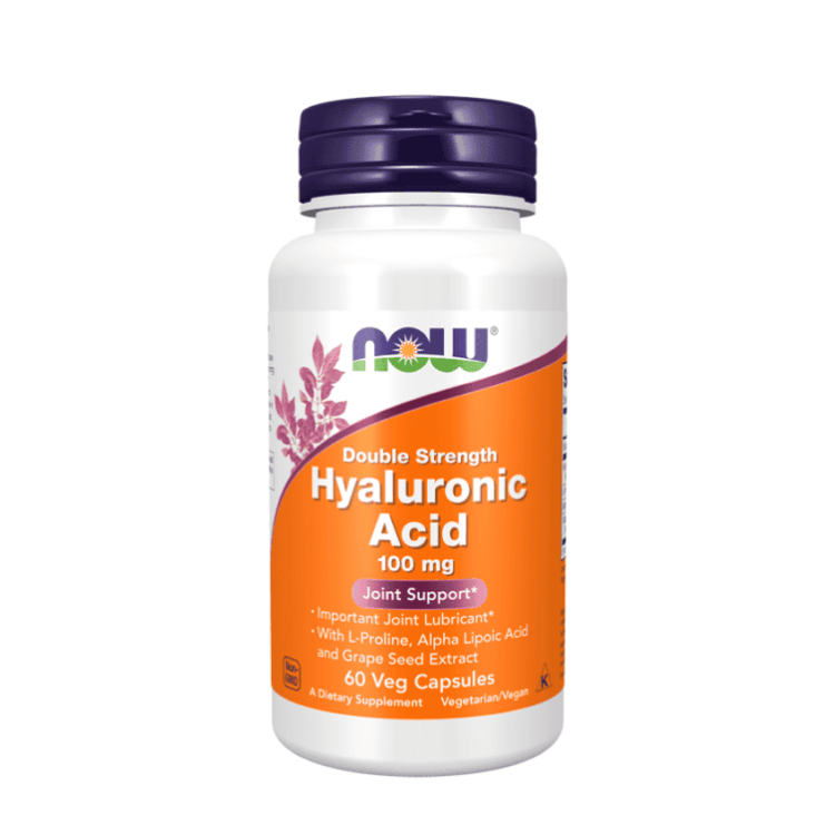 Acido Hialuronico Double Strenght 100mg - 60cps NOW