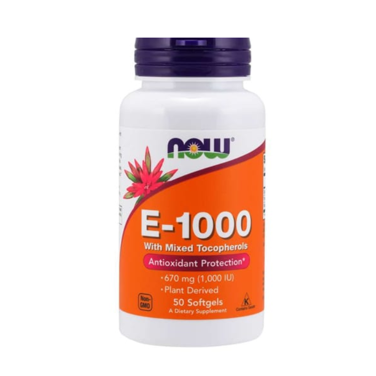 Natural E-1000 - 50 Cápsulas Now