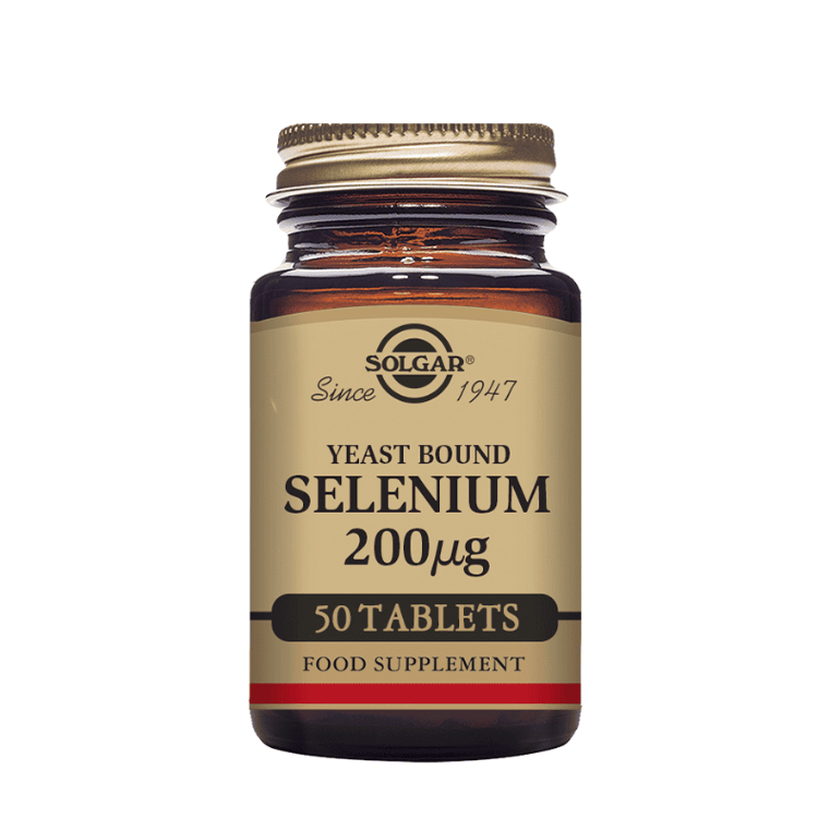 Selénio 200ug - 50 Comprimidos Solgar