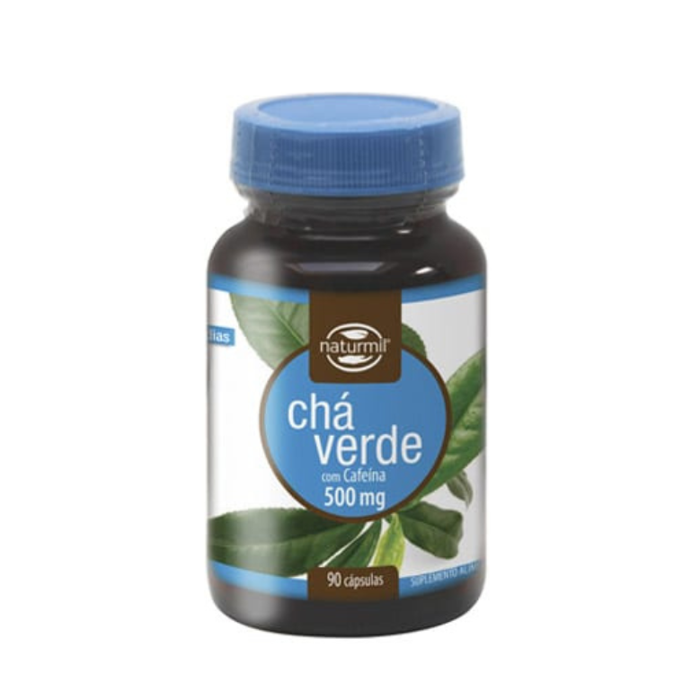 Chá Verde 500mg - 90 Cápsulas Naturmil