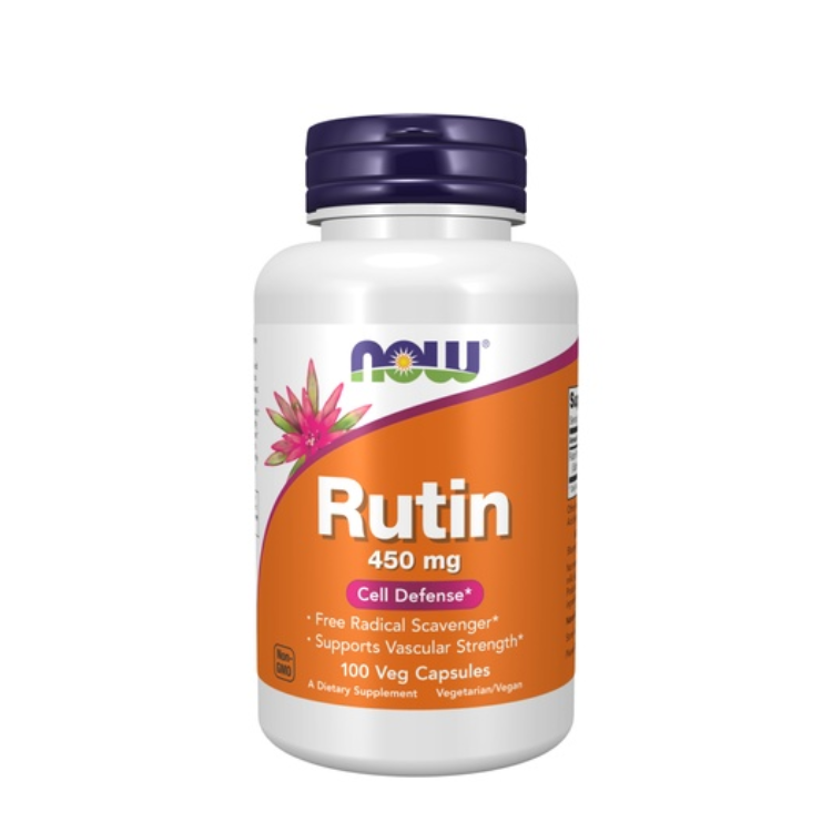 Rutin 450mg - 100 Cápsulas Vegetais Now