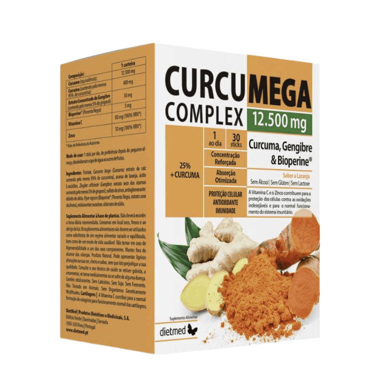 CurcuMega Complex 12500mg - 30 Saquetas Dietmed