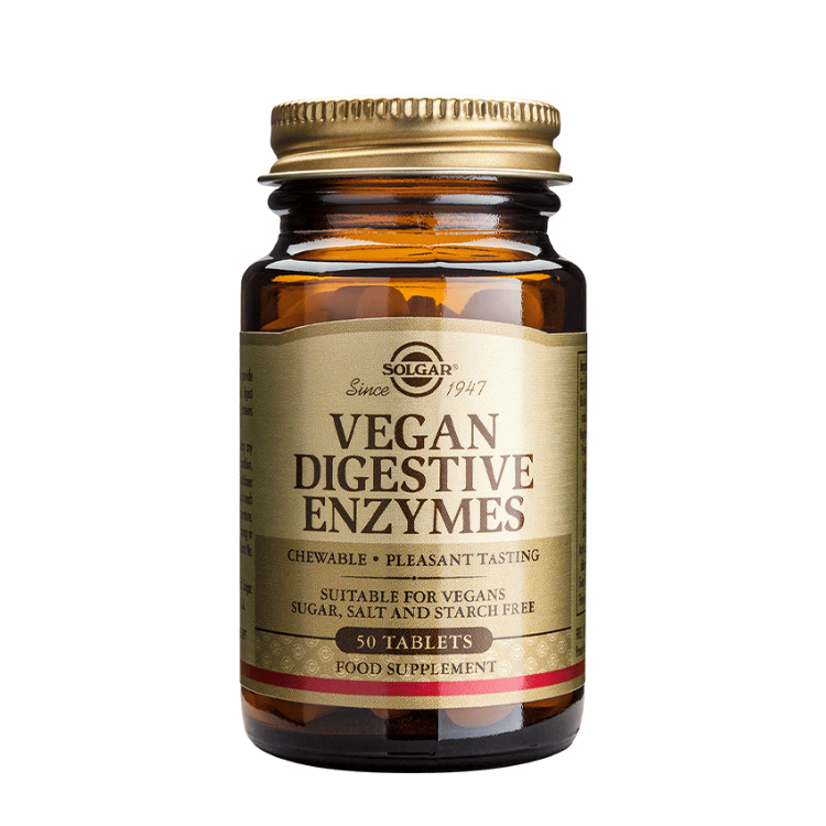 Vegan Digestive Enzymes 50 Comprimidos Solgar