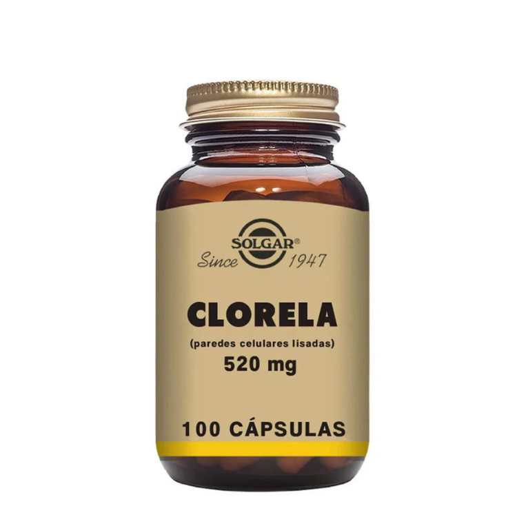Clorela 520mg 100 Cápsulas Solgar
