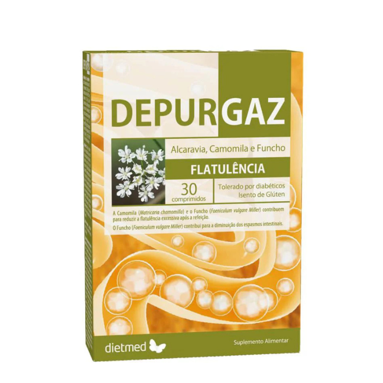 Depurgaz 30 comprimidos Dietmed