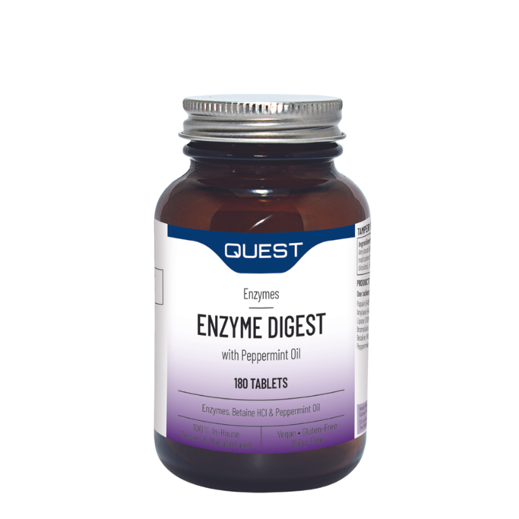 Enzyme Digest - 180 Comprimidos Quest