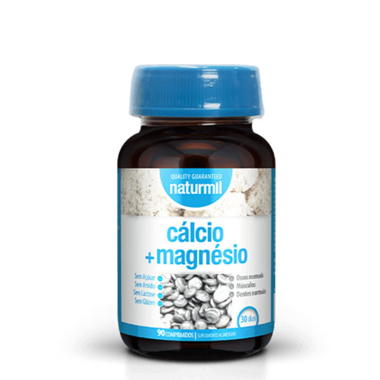 Cálcio + Magnésio 90 Comprimidos Naturmil