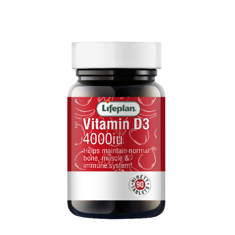Vitamina D3 4000IU - 90 Comprimidos Lifeplan