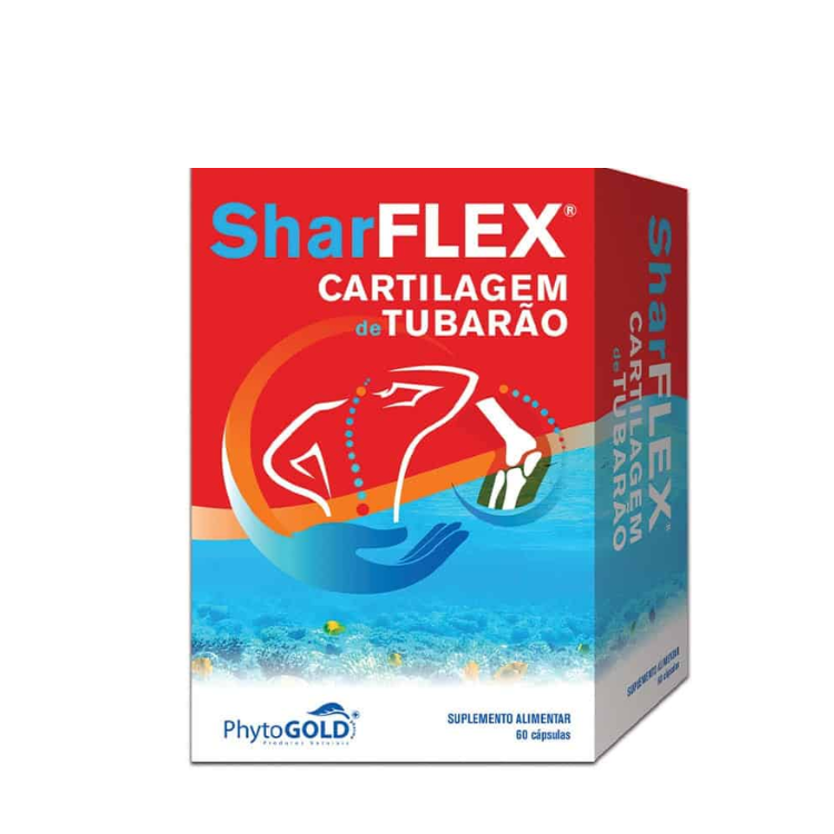 Sharflex Cartilagem Tubarão - 60 Cápsulas Phytogold
