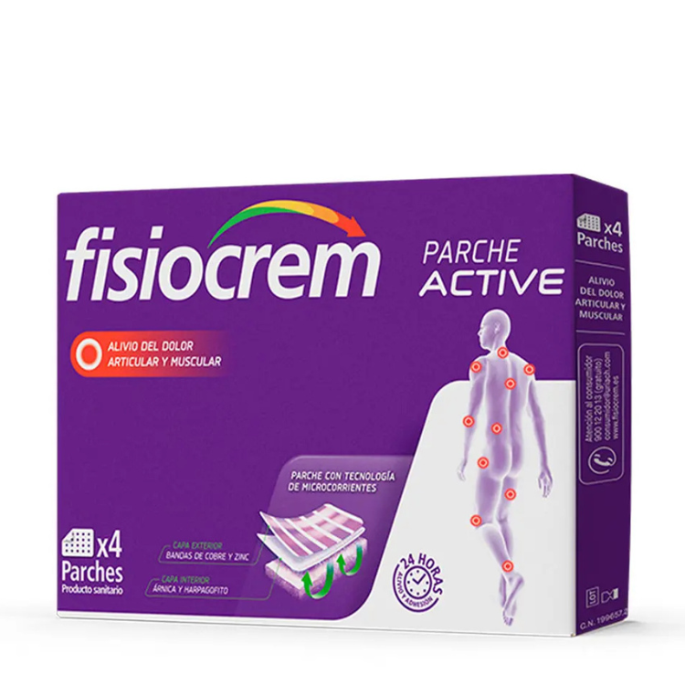 FISIOCREM PATCH ACTIVE  4 UNIDADES