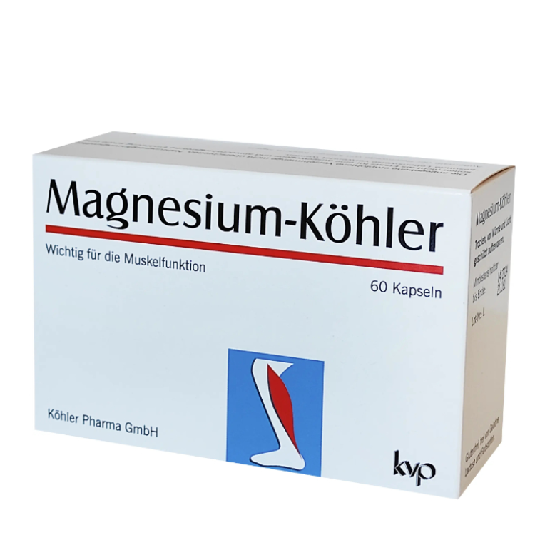Magnesium - 60 Cápsulas Kohler KVP