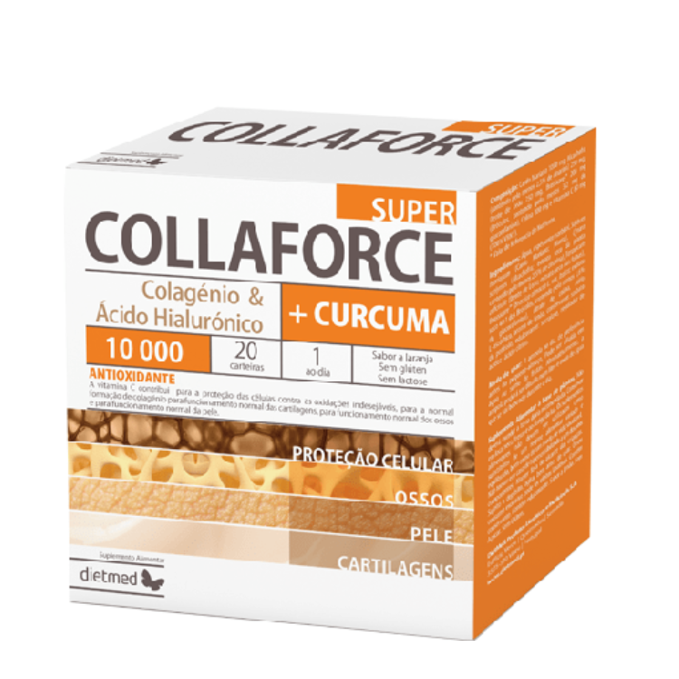 Collaforce Super 10000 + Curcuma - 20 Carteiras Dietmed