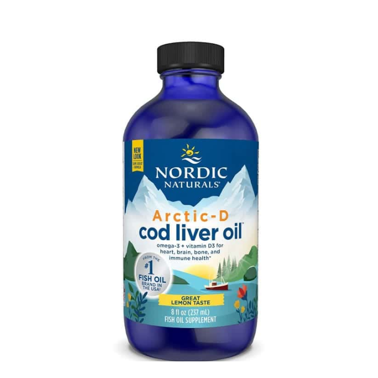 Arctic-D3 Óleo Fígado Bacalhau - 237ml Nordic Naturals