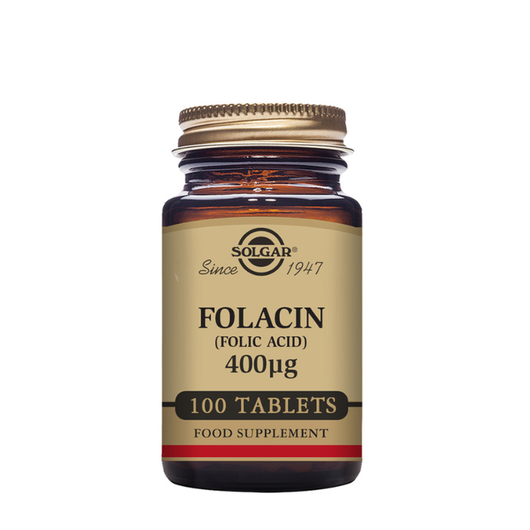 Folacin (folic acid) 400ug 100 tablets
