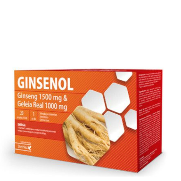 Ginsenol - 20 Ampolas Dietmed