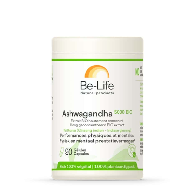 Ashwagandha 5000 - 90 Cápsulas Be-Life