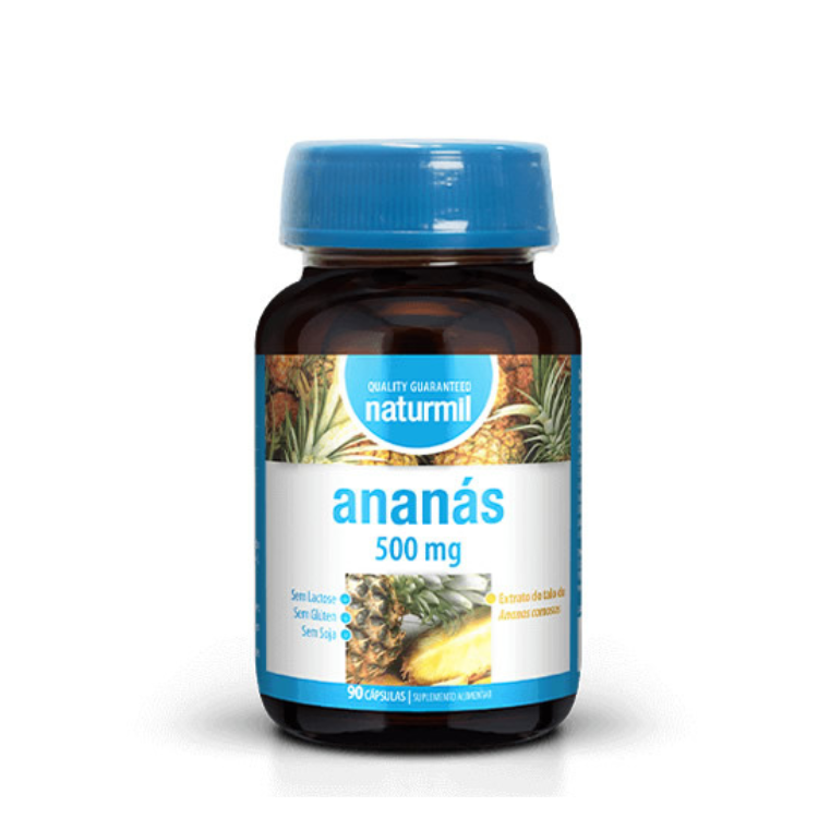 Ananás 500mg - 90 Cápsulas Naturmil