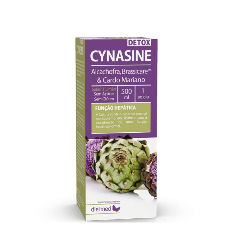 Cynasine Detox Alcachofra,  Brassicare e Cardo Mariano - 500ml Dietmed