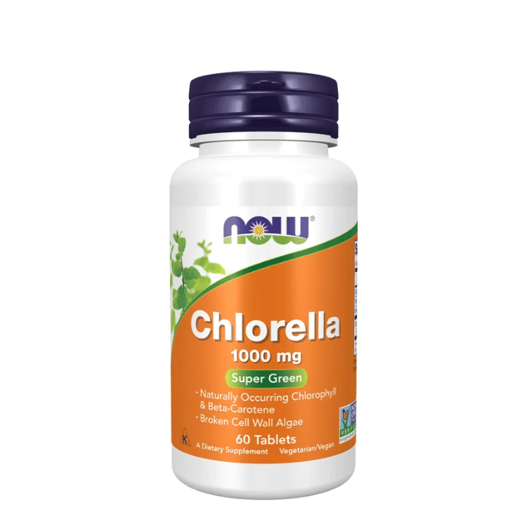 CLORELA 1000mg - 60comprimidos NOW