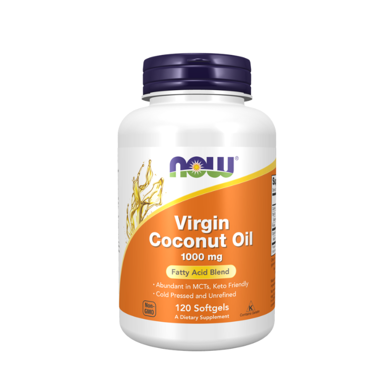 VIRGIN COCONUT OIL 1000MG – 120 CÁPSULAS – NOW