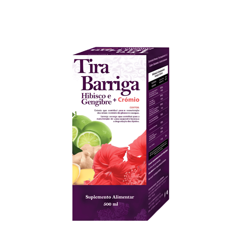 TIRA BARRIGA - HIBISCO E GENGIBRE 500ml