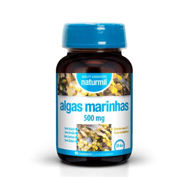 Algas Marinhas 500mg 90 Comprimidos Naturmil