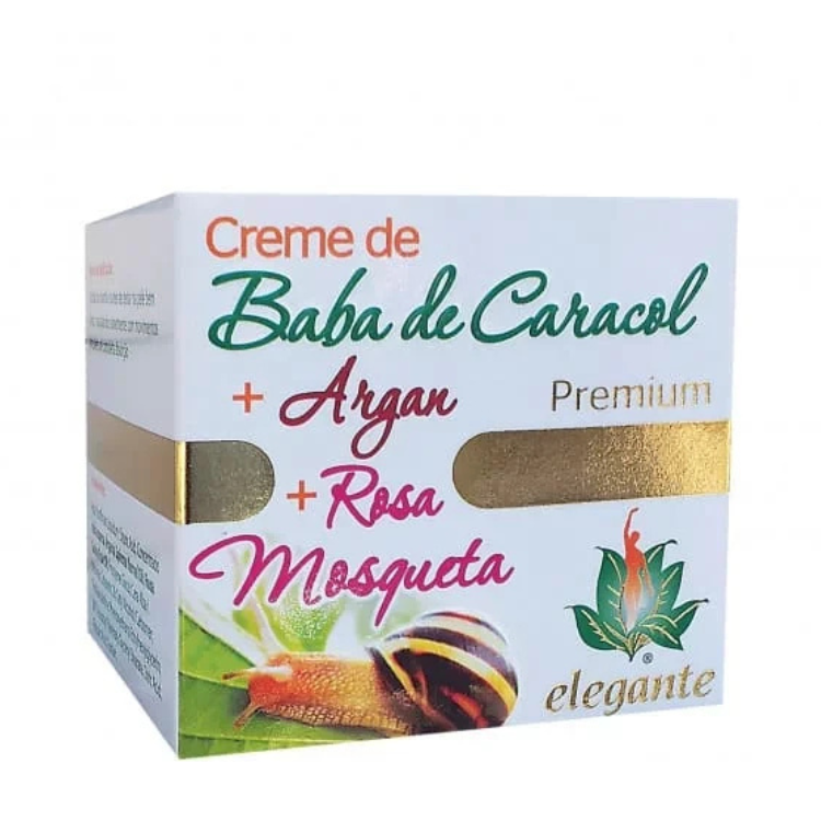 Creme Baba de Caracol + Argan + Rosa Mosqueta - 50ml FJ Campos